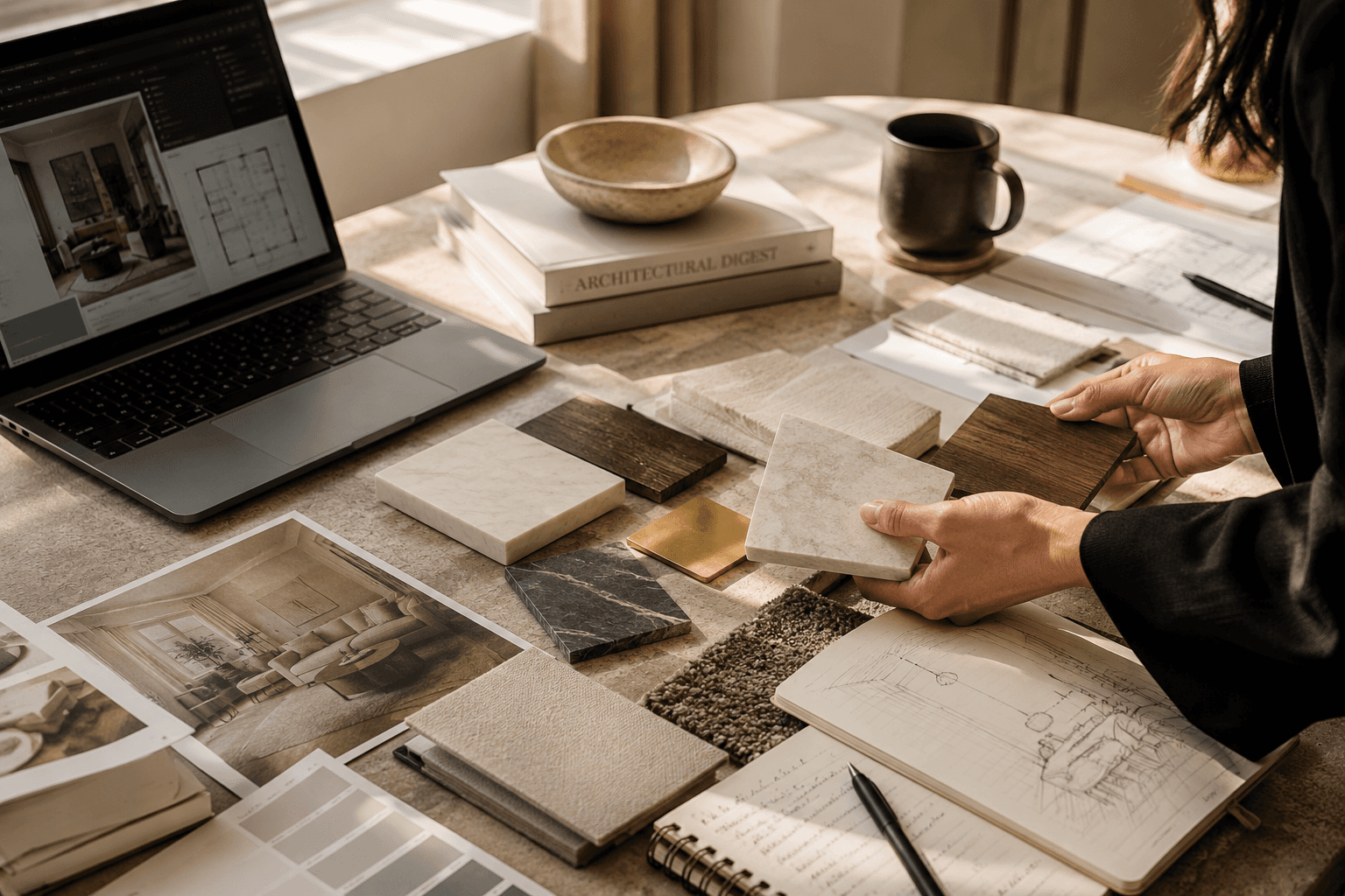 Atika Studio · materiales y dirección visual